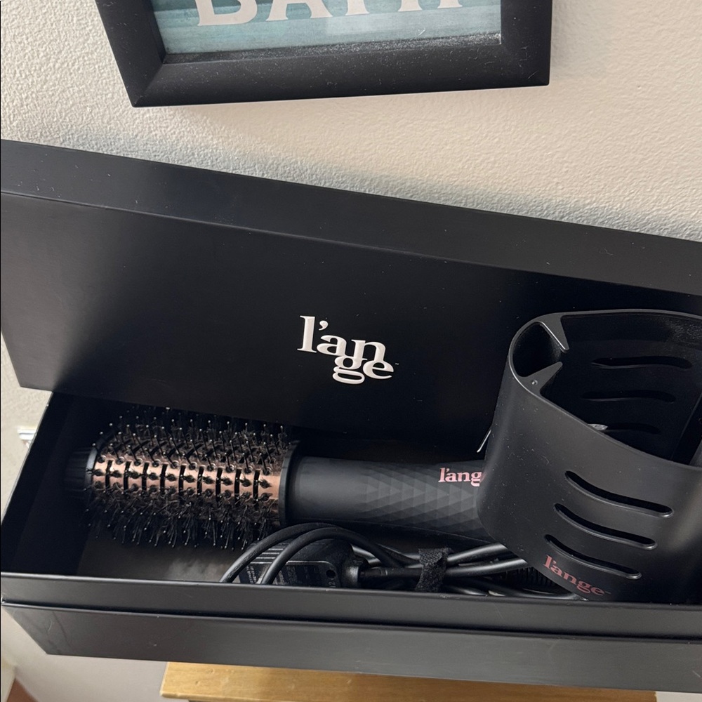 L’ANGE LE VOLUME ELEVE 65MM Hot Air Styling Brush - Black and Rose Gold